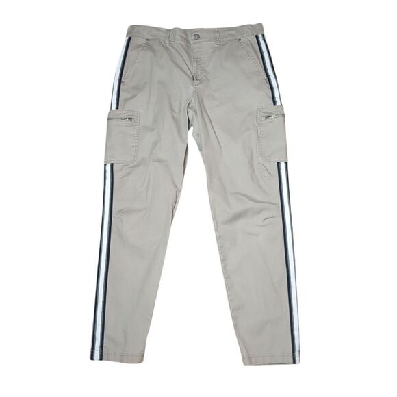 Athleta Summit Cargo Pants Mid-Rise Side Stripe Y2K‎ Skater Outdoor Women's 12 - Picture 1 of 6